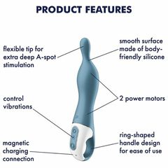Satisfyer A-Mazing 1 Blue Vibrator-thumb-5