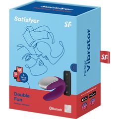 Satisfyer Double Fun Purple App Controlled Vibrator-thumb-6