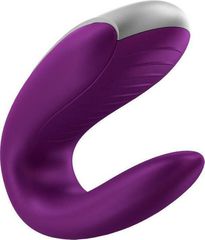 Satisfyer Double Fun Purple App Controlled Vibrator-thumb-4