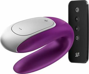 Satisfyer Double Fun Purple App Controlled Vibrator-thumb-5
