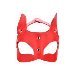 Bound to Play Kitty Cat Face Mask Red-thumb-1