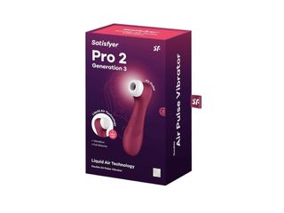 Satisfyer Pro 2 Generation 3 Liquid Air Technology - Wine Red-thumb-4