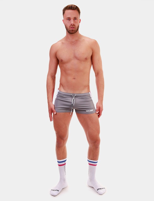 Barcode Berlin Timur Shorts Grey White Pink M