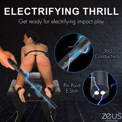 XR Brands Zeus E-Stim Baton - Black-thumb-5