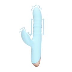 Pulse Wave and Up-and-Down Moving Ring Vibrator - Arctic Blue-thumb-9