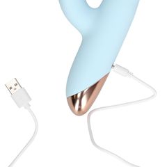Pulse Wave and Up-and-Down Moving Ring Vibrator - Arctic Blue-thumb-7