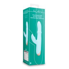 Pulse Wave and Up-and-Down Moving Ring Vibrator - Arctic Blue-thumb-1