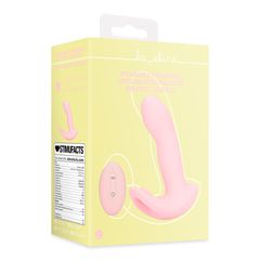 Wearable Fingering Motion Vibrator with Remote Control - Cherry Chiffon-thumb-1