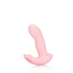 Wearable Fingering Motion Vibrator with Remote Control - Cherry Chiffon-thumb-2