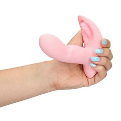 Wearable Fingering Motion Vibrator with Remote Control - Cherry Chiffon-thumb-8