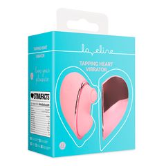Tapping Heart Vibrator - Pink Arabesque-thumb-5