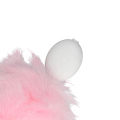 Light-up Fox Tail with Metal Butt Plug - Pink-thumb-4
