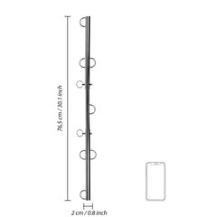 Ouch Spreader Bar with Multiple Hooks - Silver-thumb-4