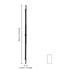 Ouch Adjustable Spreader Bar - Black-thumb-7
