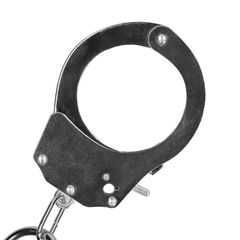 Ouch Spreader Bar with Hand or Ankle Cuffs - Silver-thumb-2