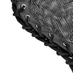 Ouch Fishnet Mask - Black-thumb-4