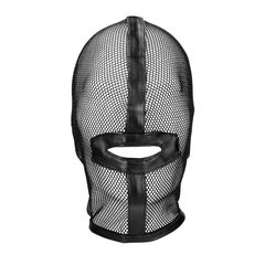 Ouch Fishnet Mask - Black-thumb-2