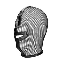 Ouch Fishnet Mask - Black-thumb-3