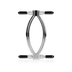 Ouch Adjustable Pussy Clamp - Silver-thumb-2