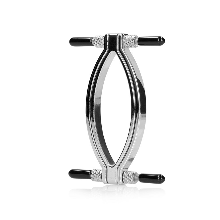 Ouch Adjustable Pussy Clamp - Silver