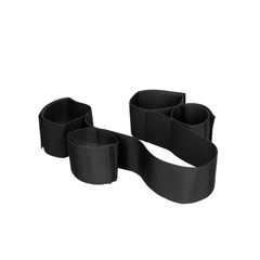 Adjustable Hand and Ankle Restraints Set - Black-thumb-3