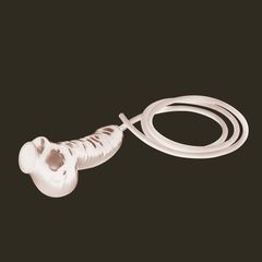 Guzzler - Realistic Penis Sheath with Tube - Black