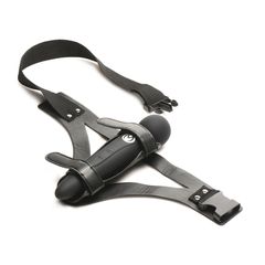 Thunder Strap - Wand Thigh Harness - Black-thumb-1