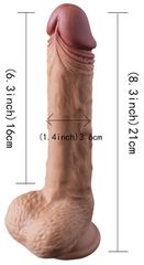 Dildo Realist Kathleen Silicon Liquid Strat Double Sea