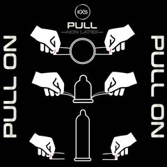 EXS Pull - Non-Latex Condoms - 3 Pieces-thumb-1