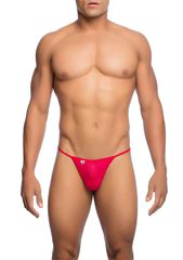 MOB Eroticwear Microfiber V-String - Red-thumb-1