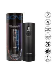 CalExotics Bionic Sucking and Vibrating Masturbator - Black-thumb-1