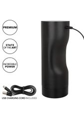 CalExotics Bionic Sucking and Vibrating Masturbator - Black-thumb-4