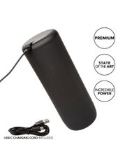 CalExotics Optimum Power Vibrating and Thrusting Stroker - Black-thumb-1