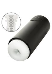 CalExotics Optimum Power Vibrating and Thrusting Stroker - Black-thumb-5