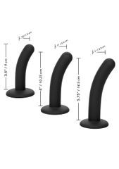 CalExotics Boundless Silicone Curve Pegging Kit - Black-thumb-1