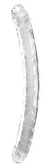 Pipedream King Cock Clear Double Dildo 18 Inch - Transparent