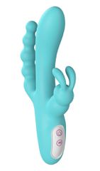 Flirt Vibrator 9 Vibration Modes Silicone USB Green-thumb-5