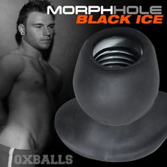 OXBALLS Morphhole Gaper Plug Black Ice Large-thumb-6