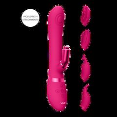 Etsu - Pulse Wave G-Spot Rabbit & Clitoral Stimulator - Pink-thumb-5