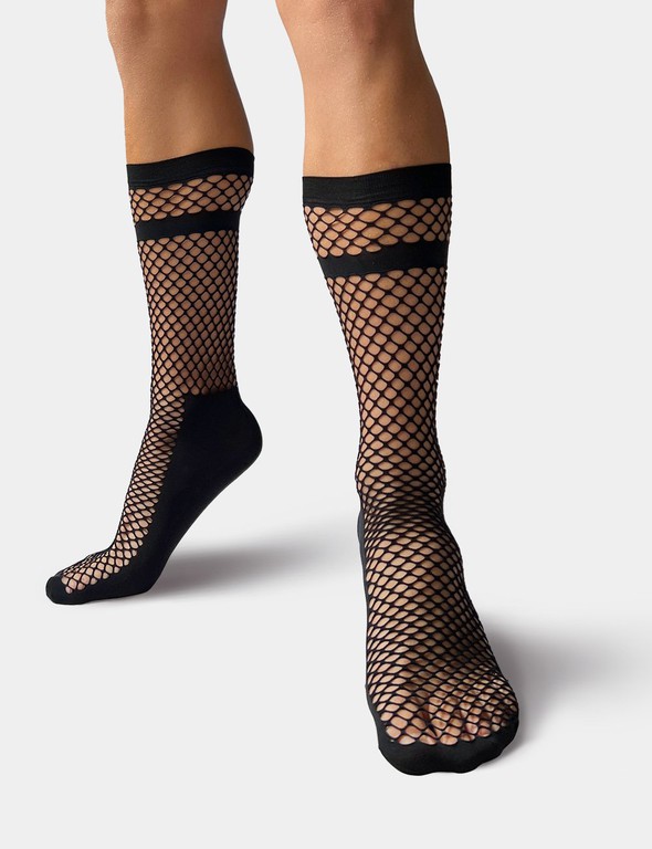 Barcode Berlin Fishnet Socks Paris