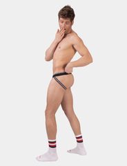 Barcode Berlin Jockstrap Kavan White-Black XL