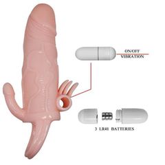 Baile Brave Men Vibrating Sleeve Flesh