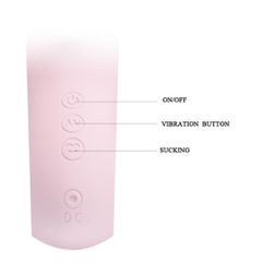 Suction Vibrator -  Pretty Love Romance Massage - Pink