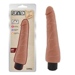 Ρεαλιστικός Δονητής Flirtation Vibrating Dildo 24 cm (Light) - Chisa