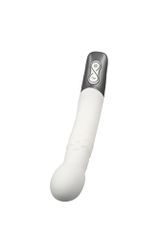 TITANZ 8 SILICONE RECHARGEABLE VIBRATOR WHITE-thumb-1