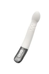 TITANZ 8 SILICONE RECHARGEABLE VIBRATOR WHITE-thumb-3