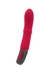 TITANZ 7" SILICONE RECHARGEABLE VIBRATOR IN IVORY PINK