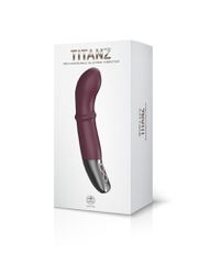 TITANZ 7" SILICONE RECHARGEABLE VIBRATOR IN IVORY