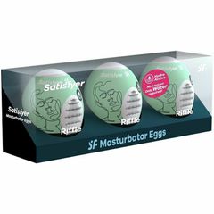 Satisfyer Riffle Masturbation Egg 3er Set-thumb-1