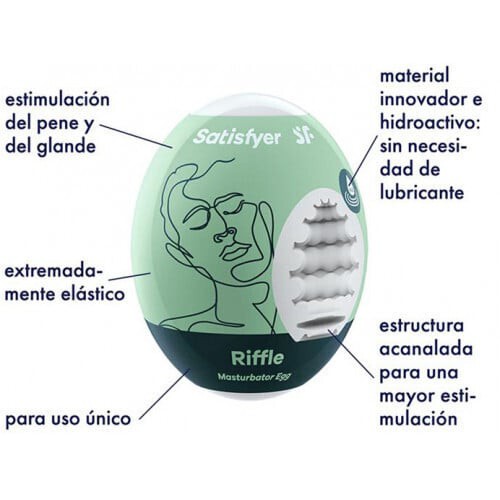 Satisfyer Riffle Masturbation Egg 3er Set